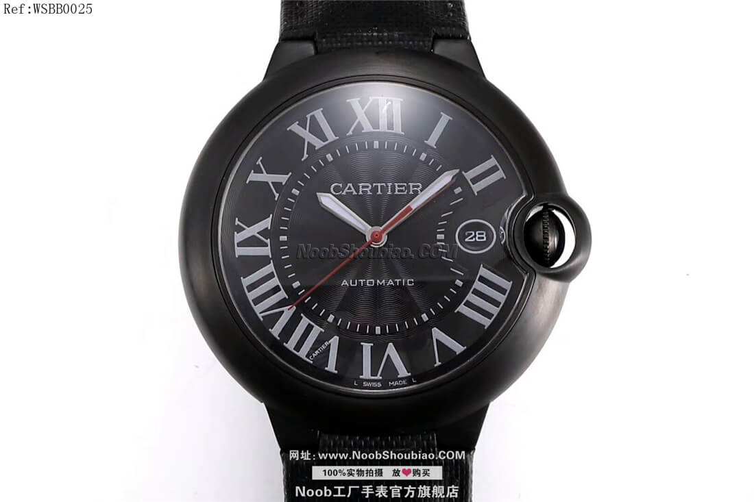 n厂卡地亚 Cartier BALLON BLEU DE CARTIER 42mm 碳镀层腕表 WSBB0015