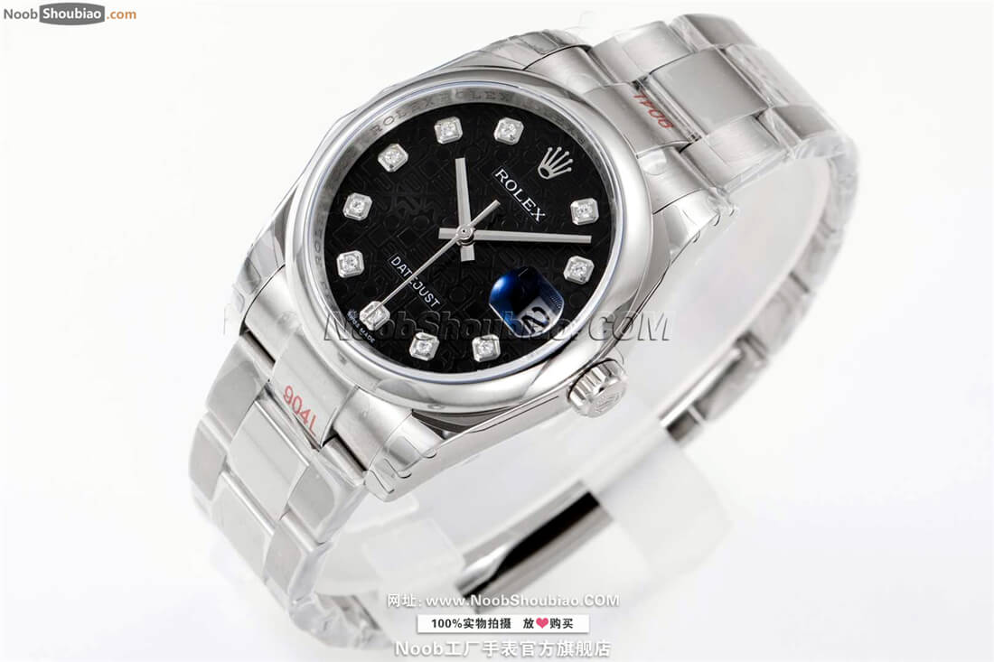 Rolex 劳力士 Datejust 日志型 36MM黑色念花纹表盘 镶钻 NOOB手表