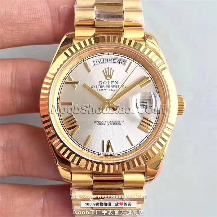 Rolex 劳力士 星期日历型40系列 m228238-0042 18K黄金 NOOB手表